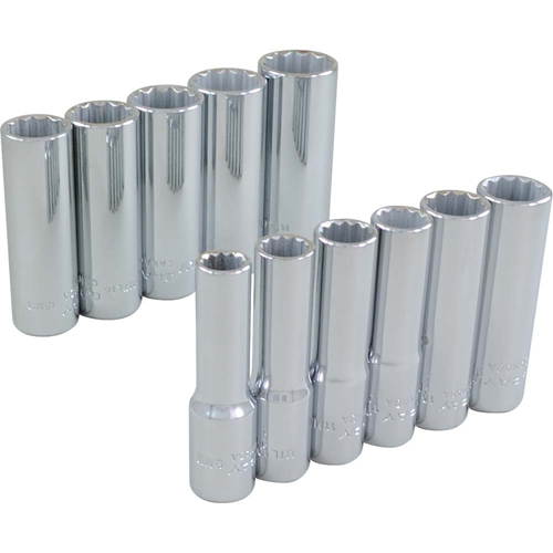Jeu de douilles, 11 Mcx, Prise de 3/8", Profond Brunswick Fyr & Safety