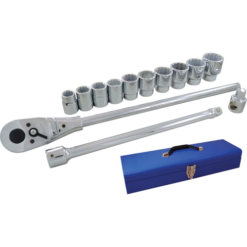 Jeu de douilles et accessoires, 15 Mcx, Prise de 3/4" Brunswick Fyr & Safety