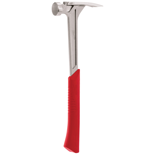 Milled Face Framing Hammer, 17 oz., Solid Steel Handle, 16-1/8" L Brunswick Fyr & Safety