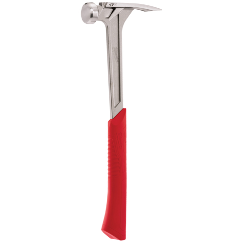 Smooth Face Framing Hammer, 17 oz., Solid Steel Handle, 16-1/8" L Brunswick Fyr & Safety