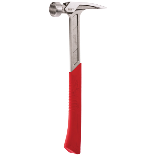 Marteau de charpente &agrave; face usin&eacute;e, 22 oz, Prise en Acier plein, 15" lo Brunswick Fyr & Safety