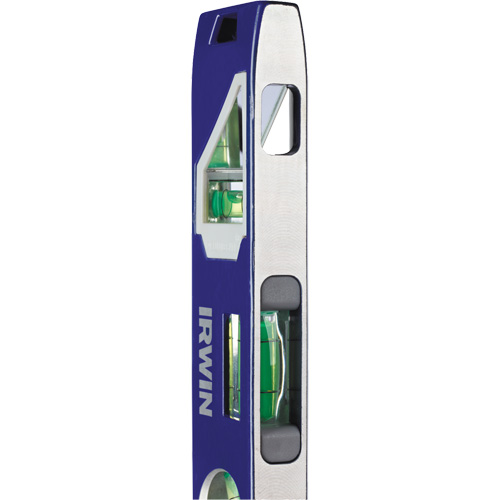 250 Series Heavy-Duty Torpedo Level, 9" L, Aluminum, 4 Vials, Magnetic Brunswick Fyr & Safety