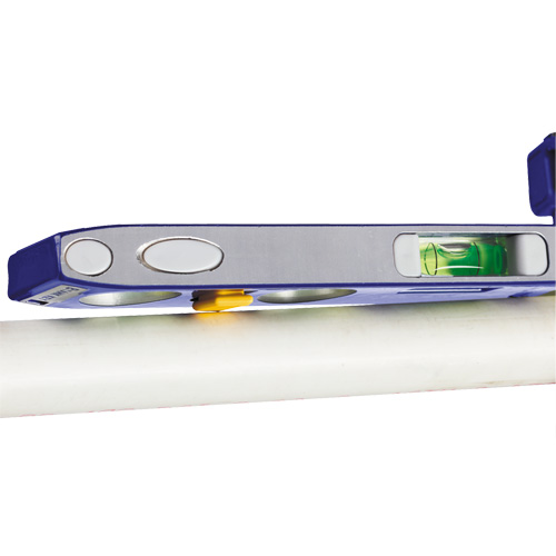 250 Series Heavy-Duty Torpedo Level, 9" L, Aluminum, 4 Vials, Magnetic Brunswick Fyr & Safety