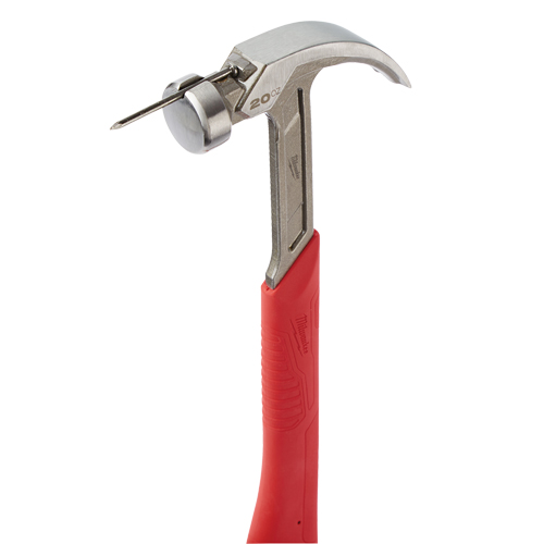 Marteau &agrave; panne incurv&eacute;e et face lisse, 20 oz, Prise en Acier plein, 14" lo Brunswick Fyr & Safety