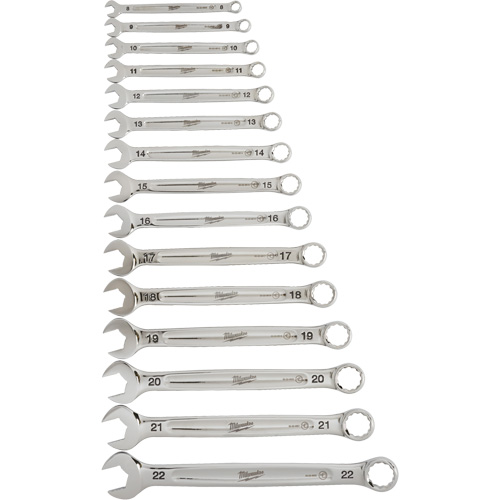 Wrench Set, Combination, 15 Pieces, Metric Brunswick Fyr & Safety