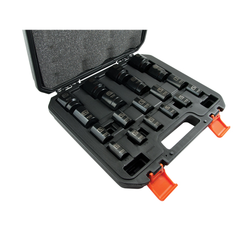 SAE Socket Set, 19 Pcs, Impact, 1/2" Drive Size Brunswick Fyr & Safety