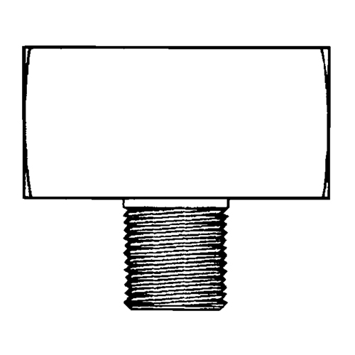 Male Branch Tee, Brass, 1/8" Brunswick Fyr & Safety