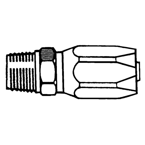 Fittings - Reusable Hose Fittings, 1/2" Dia., Brass Brunswick Fyr & Safety