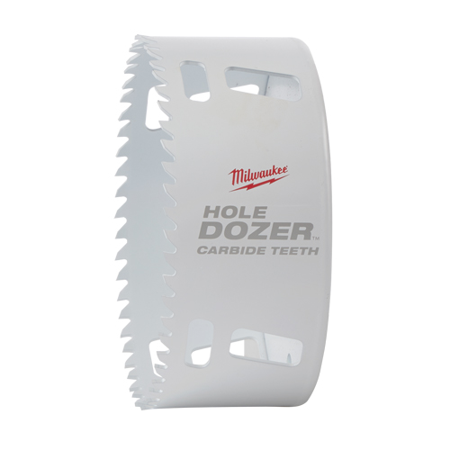 Carbide Hole Saw, 4", 1-31/50" Depth of Cut, Carbide Brunswick Fyr & Safety