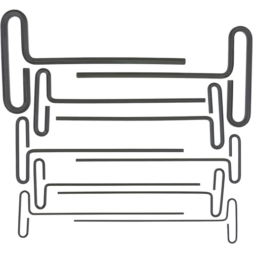 Loop T-Handle Hex Key Set, 10 Pcs., Imperial Brunswick Fyr & Safety