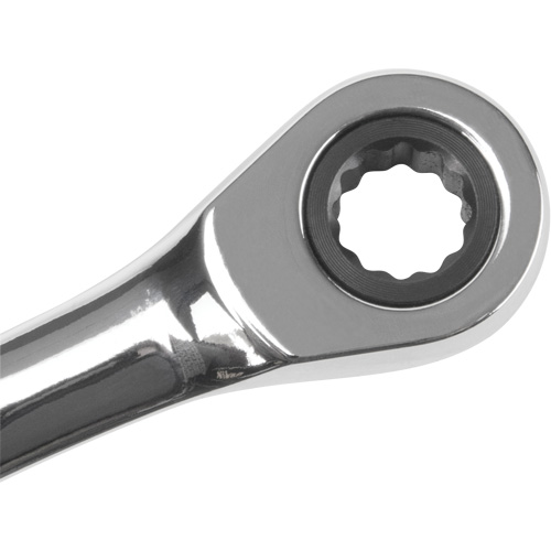 Metric Ratcheting Combination Wrench, 12 Point, 8 mm, Chrome Finish Brunswick Fyr & Safety