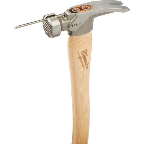Milled Face Framing Hammer, 19 oz., Wood Handle, 16" L Brunswick Fyr & Safety