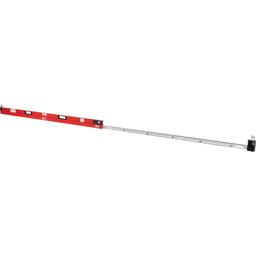 Niveau extensible RedStick, Poutre en I, 12' lo, Aluminium, 3, Magn&eacute;tique Brunswick Fyr & Safety