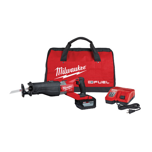 M18 Fuel Super Sawzall&reg; Reciprocating Saw Kit, 18 V, Lithium-Ion Battery, 0-3000 SPM Brunswick Fyr & Safety