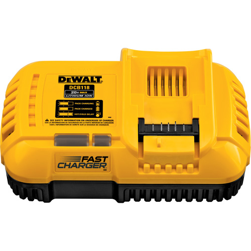 Chargeur rapide refroidi par ventilateur, 20 V, Lithium-ion Brunswick Fyr & Safety