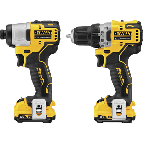 Xtreme Brushless Drill & Impact Driver Kit, Lithium-Ion, 12 V Brunswick Fyr & Safety