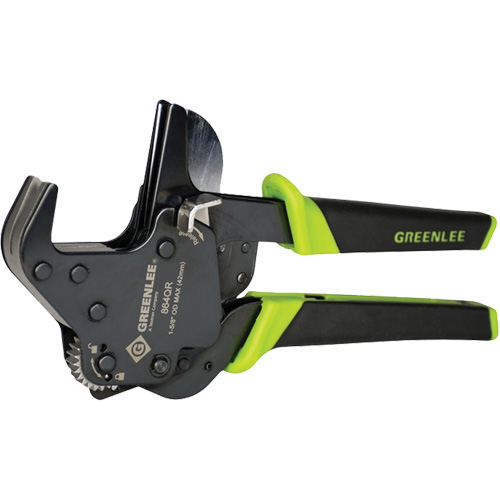 Cisaille &agrave; PVC &agrave; rochet ouverture rapide, Capacit&eacute; de 1-5/8" Brunswick Fyr & Safety