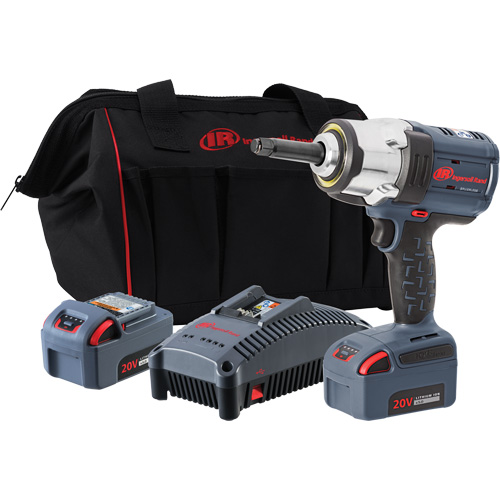 Cl&eacute; &agrave; percussion sans fil IQv20 avec n&eacute;cessaire de rallonge 2" Anvil, 20 V, Mandrin 1/2" Brunswick Fyr & Safety