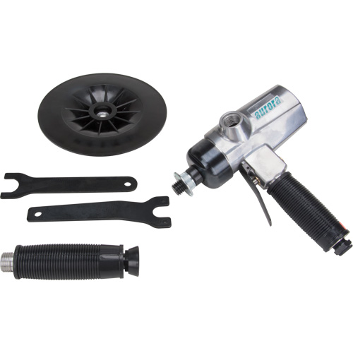 Vertical Sander, 7" Dia., 1/4" NPTF Inlet, 4500 RPM Brunswick Fyr & Safety