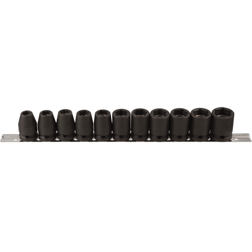Socket Set, 11 Pcs, Impact, 1/2" Drive Size Brunswick Fyr & Safety