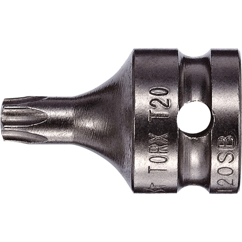 Socket Bit, Torx&reg; Tamper, 8 x 3/4" L, 1/4" Drive Brunswick Fyr & Safety