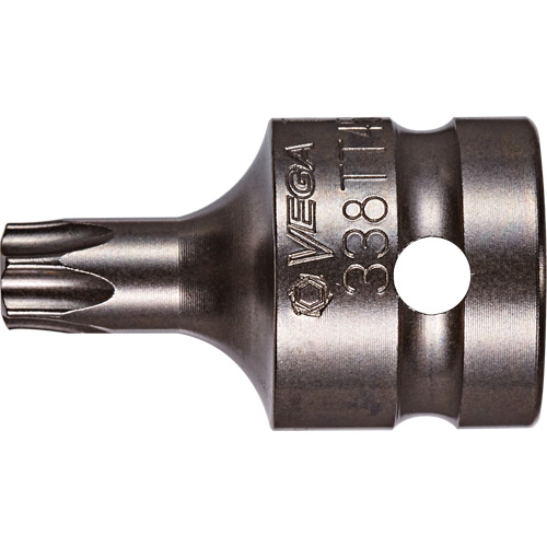 Socket Bit, Torx&reg; Tamper, 30 x 1-1/2" L, 1/2" Drive Brunswick Fyr & Safety