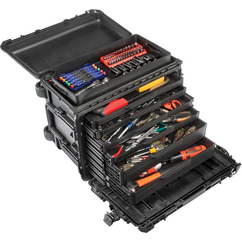 Gen 2 Mobile Tool Chest, 24" W, 6 Drawers, Black Brunswick Fyr & Safety