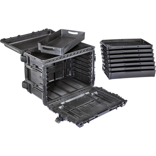 Gen 2 Mobile Tool Chest, 24" W, 6 Drawers, Black Brunswick Fyr & Safety