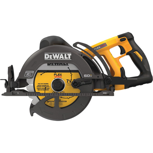 FlexVolt&reg; Worm Drive Style Saw (Tool Only), 7-1/4", 60 V Brunswick Fyr & Safety