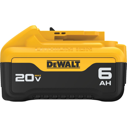 Max XR&reg; Premium Battery Pack, Lithium-Ion, 20 V, 6 Ah Brunswick Fyr & Safety
