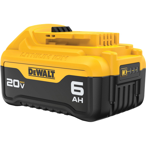 Max XR&reg; Premium Battery Pack, Lithium-Ion, 20 V, 6 Ah Brunswick Fyr & Safety