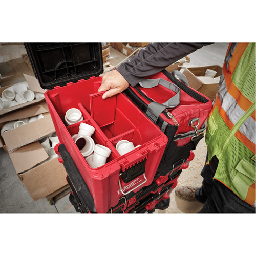 Coffre &agrave; outils compact Packout, 10" x 16-1/5" x 13", Noir/Rouge Brunswick Fyr & Safety