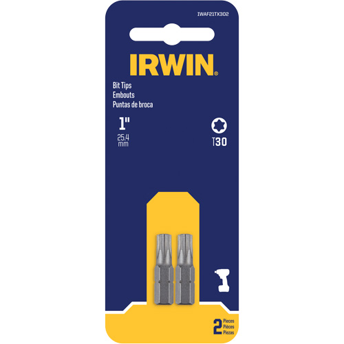 Embouts de tournevis &agrave; ins&eacute;rer, Torx, T-30, Prise 1/4" Brunswick Fyr & Safety