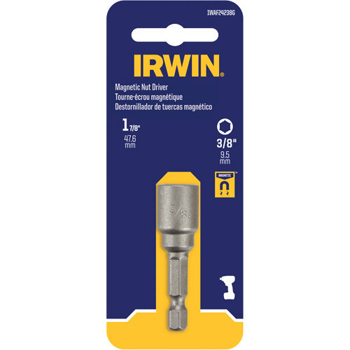 Tourne-&eacute;crou, Embout 3/8", Prise 1/4", 1-7/8" lo, Magn&eacute;tique Brunswick Fyr & Safety