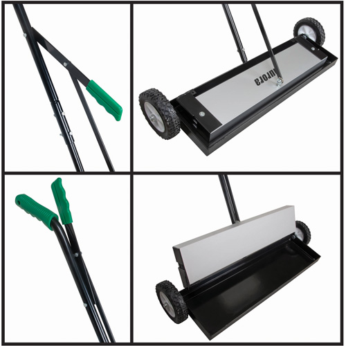 Magnetic Push Sweeper, 24" W Brunswick Fyr & Safety