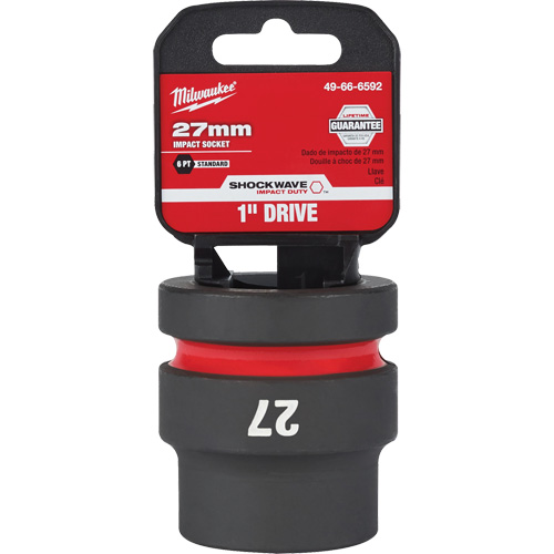 Douille Shockwave Impact Duty, Puissance, 27 mm, Prise 1", 6 pans Brunswick Fyr & Safety
