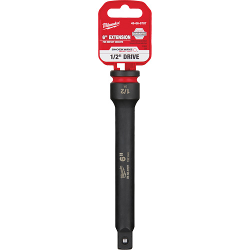 Shockwave Impact Duty Socket Extension, Impact, 1/2" Drive, 6" L Brunswick Fyr & Safety