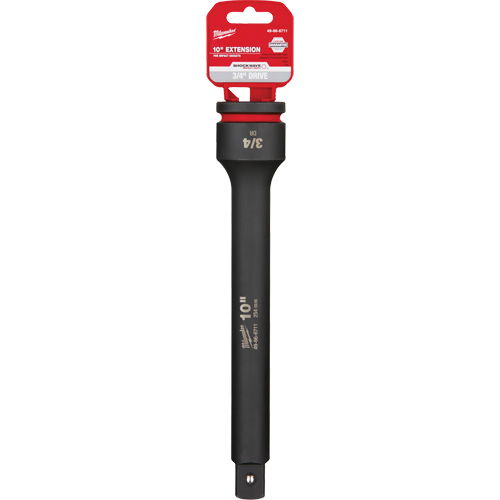 Shockwave Impact Duty Socket Extension, Impact, 3/4" Drive, 10" L Brunswick Fyr & Safety