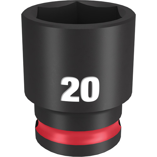 Shockwave Impact Duty Socket, Impact, 2 mm, 3/8" Drive, 6 Points Brunswick Fyr & Safety