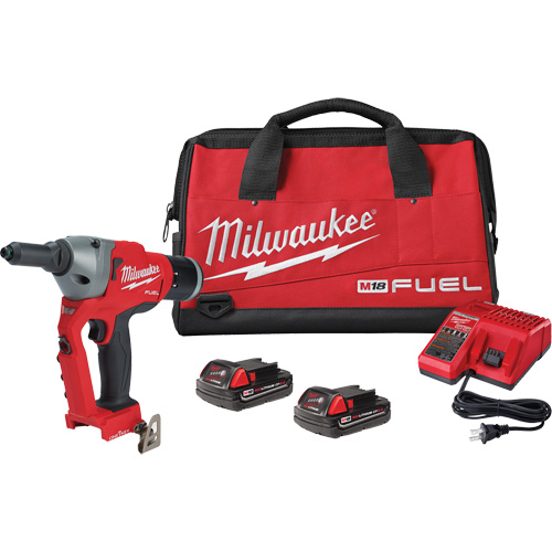 Trousse doutil pour rivets aveugles 1/4" M18 Fuel avec One-Key Brunswick Fyr & Safety