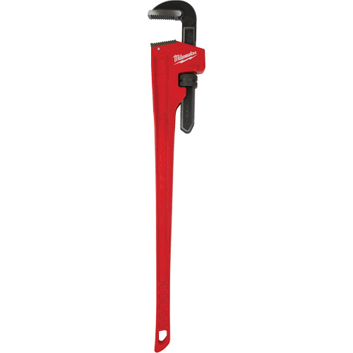 Pipe Wrench, 6" Jaw Capacity, 48" Long, Powder Coated Finish, Ergonomic Handle Brunswick Fyr & Safety