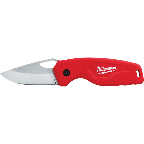 Compact Folding Knife, 2-1/2" Blade, Stainless Steel Blade, Metal Handle Brunswick Fyr & Safety