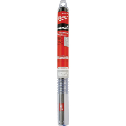 Shockwave Impact Duty Lineman's Fiberglass Drill Bit, 9/16", Carbide Brunswick Fyr & Safety