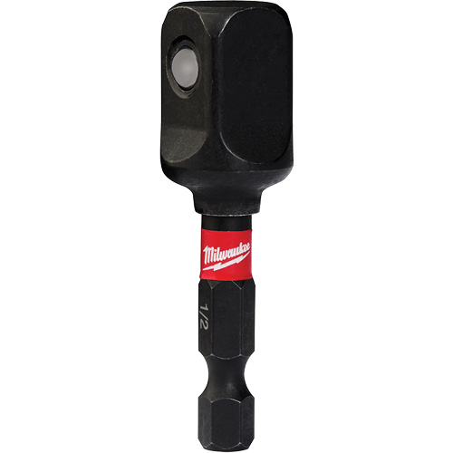 Shockwave Impact Socket Adapters, 1/4" Drive Size, 1/2" Male Size, Ball, 2" L Brunswick Fyr & Safety