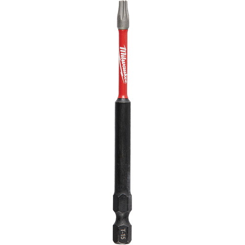 Embout de tournevis Shockwave Impact Duty, Torx, Embout T-15, Prise 1/4", Longueur 3-1/2" Brunswick Fyr & Safety