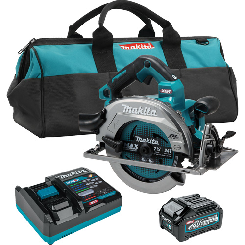 Trousse de scie circulaire avec moteur sans balai AWS Max XGT, 7-1/4", 40 V Brunswick Fyr & Safety