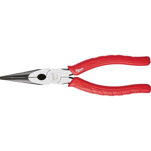 Comfort Grip Long Nose Pliers, 8" L Brunswick Fyr & Safety