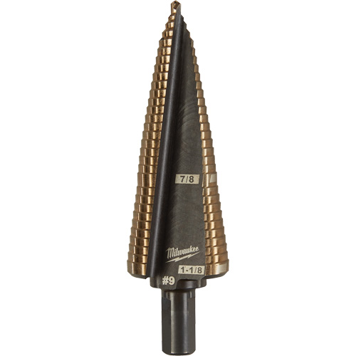Foret &eacute;tag&eacute;, 7/8"/#9 - #9/1-1/8", Incr&eacute;ments de 1/32", Acier rapide au cobalt Brunswick Fyr & Safety