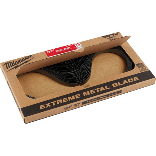 Extreme Metal Band Saw Blades, High Speed Steel, 30-9/16" L x 1/2" W x 0.02" Thick, 12/14 TPI Brunswick Fyr & Safety