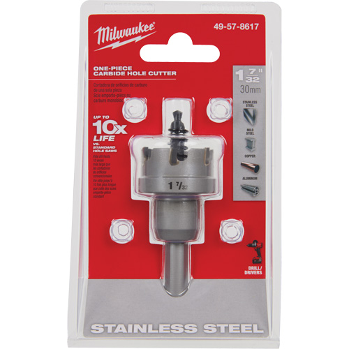Scies-cloches au carbure monobloc, 1-7/32", Profondeur de la coupe de 3/16" Brunswick Fyr & Safety